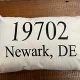 Locally Embroidered Delaware Pillows
