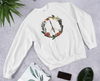 Peace Flower Fleece Pullover Sweatshirt